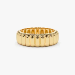 14k Iconic Dome Bold Statement Ring