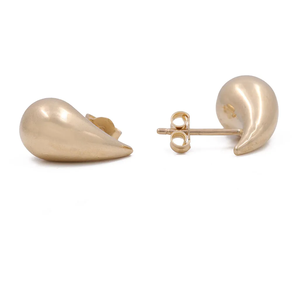 14K Yellow Gold Small Drop Earrings