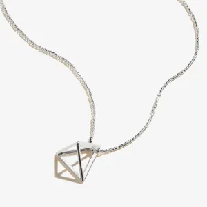 3D Triangle Necklace