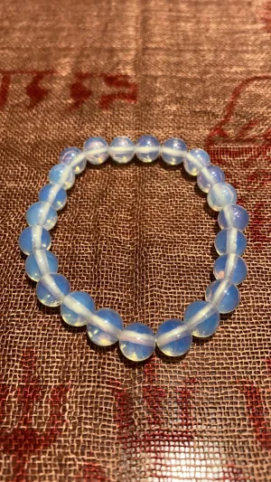 8MM Opalite Bead Bracelet