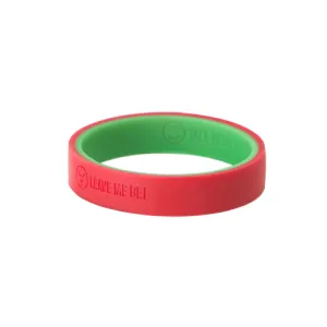 Adult Flip Communication Bangle Sensory Chew - Green And Red