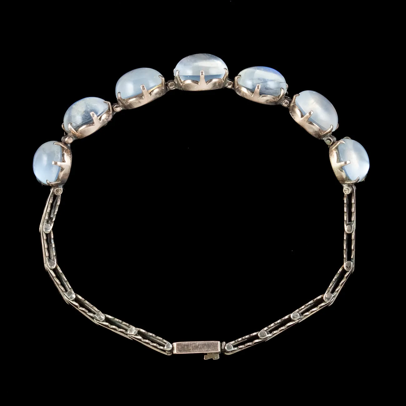 Antique Victorian Moonstone Bracelet 22ct Total