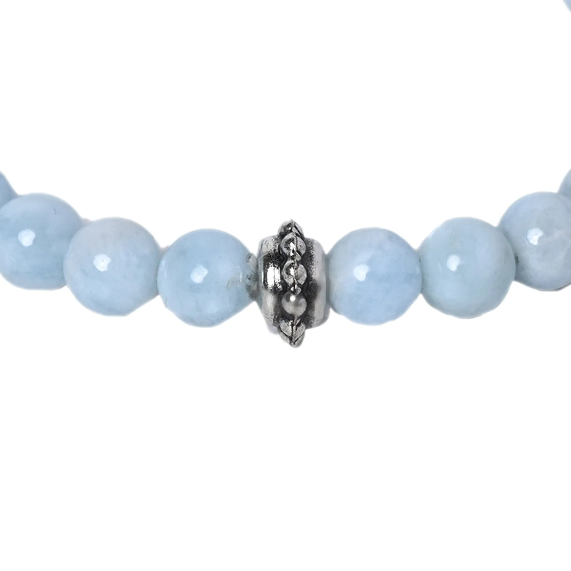 Bamboology Trends Radiate Calmness with our Aquamarine Healing Gemstone Bracelet - Unlock Healing Benefits for Your Loved One