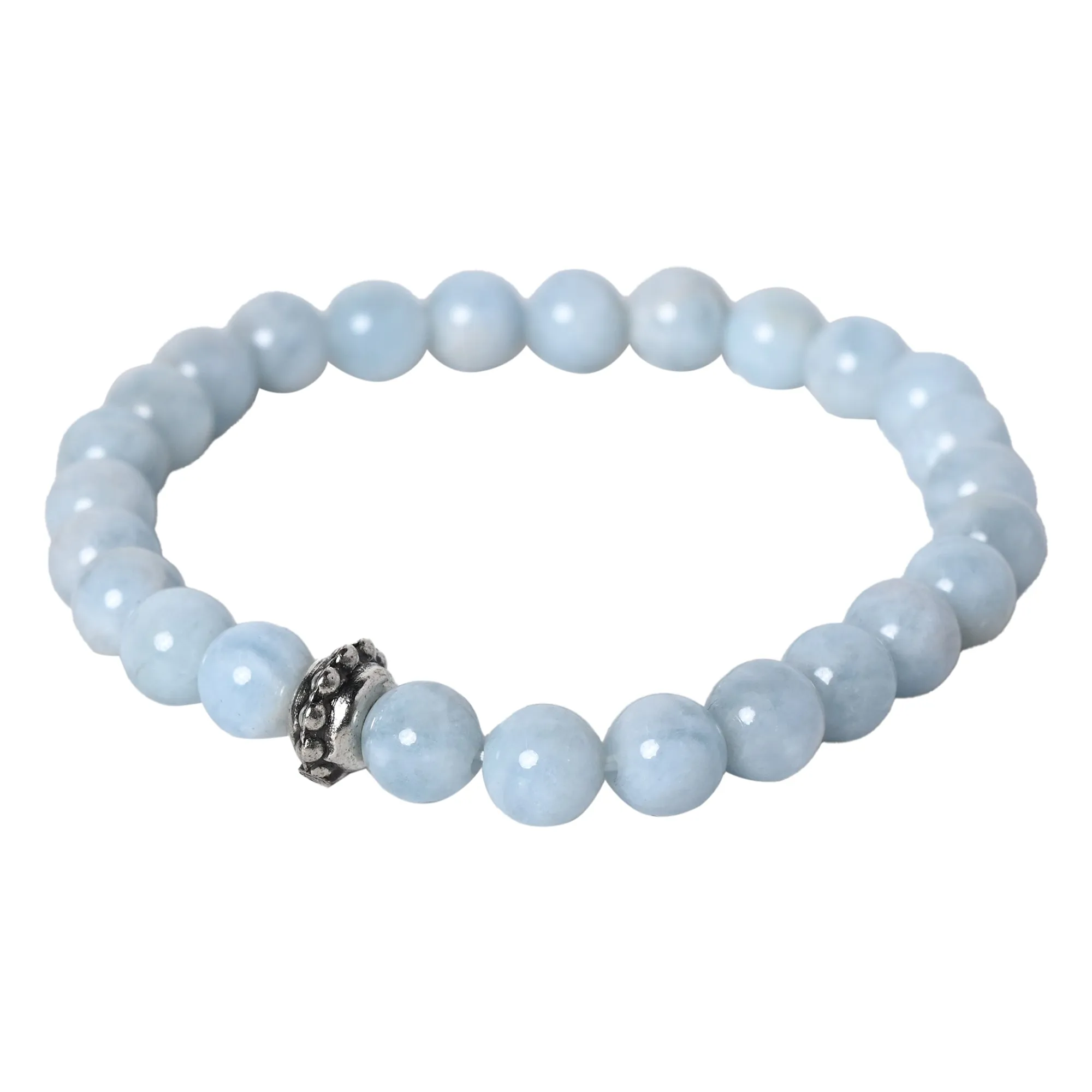 Bamboology Trends Radiate Calmness with our Aquamarine Healing Gemstone Bracelet - Unlock Healing Benefits for Your Loved One