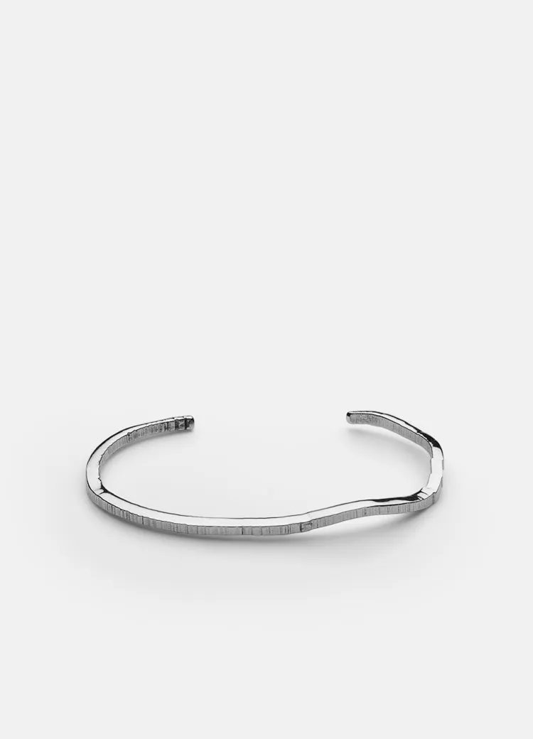 Bangle | Chêne  | Raw Cuff  | Polished Steel