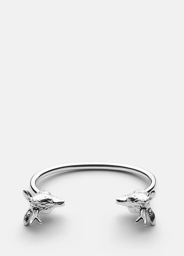 Bangle | The Nordic Series Deer | Polished Steel