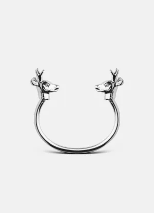 Bangle | The Nordic Series Deer | Polished Steel