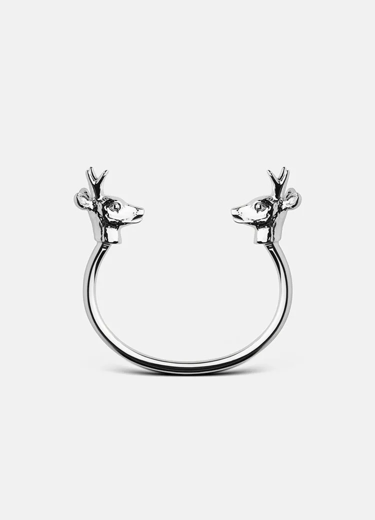 Bangle | The Nordic Series Deer | Polished Steel