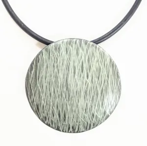 Big Disc Grass Pendant