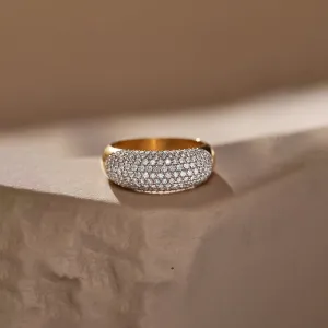 Bold Pave Diamond Band