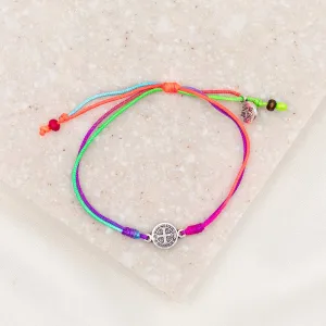 Breathe Blessing Bracelet in Rainbow Colors