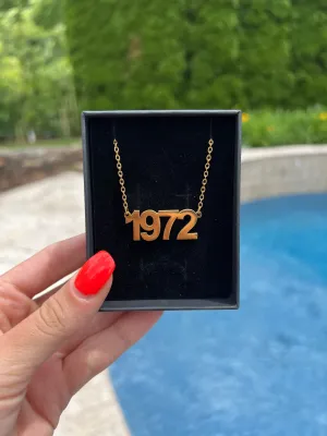 Contemporary Gold 1972 Necklace