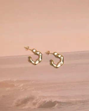 Cora Wave Earrings | Gold