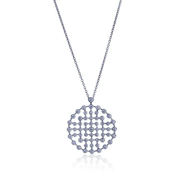 Diamond & White Gold Pendant Necklace