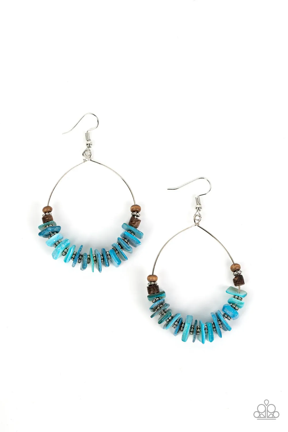 Earrings Hawaiian Kiss - Blue E2035