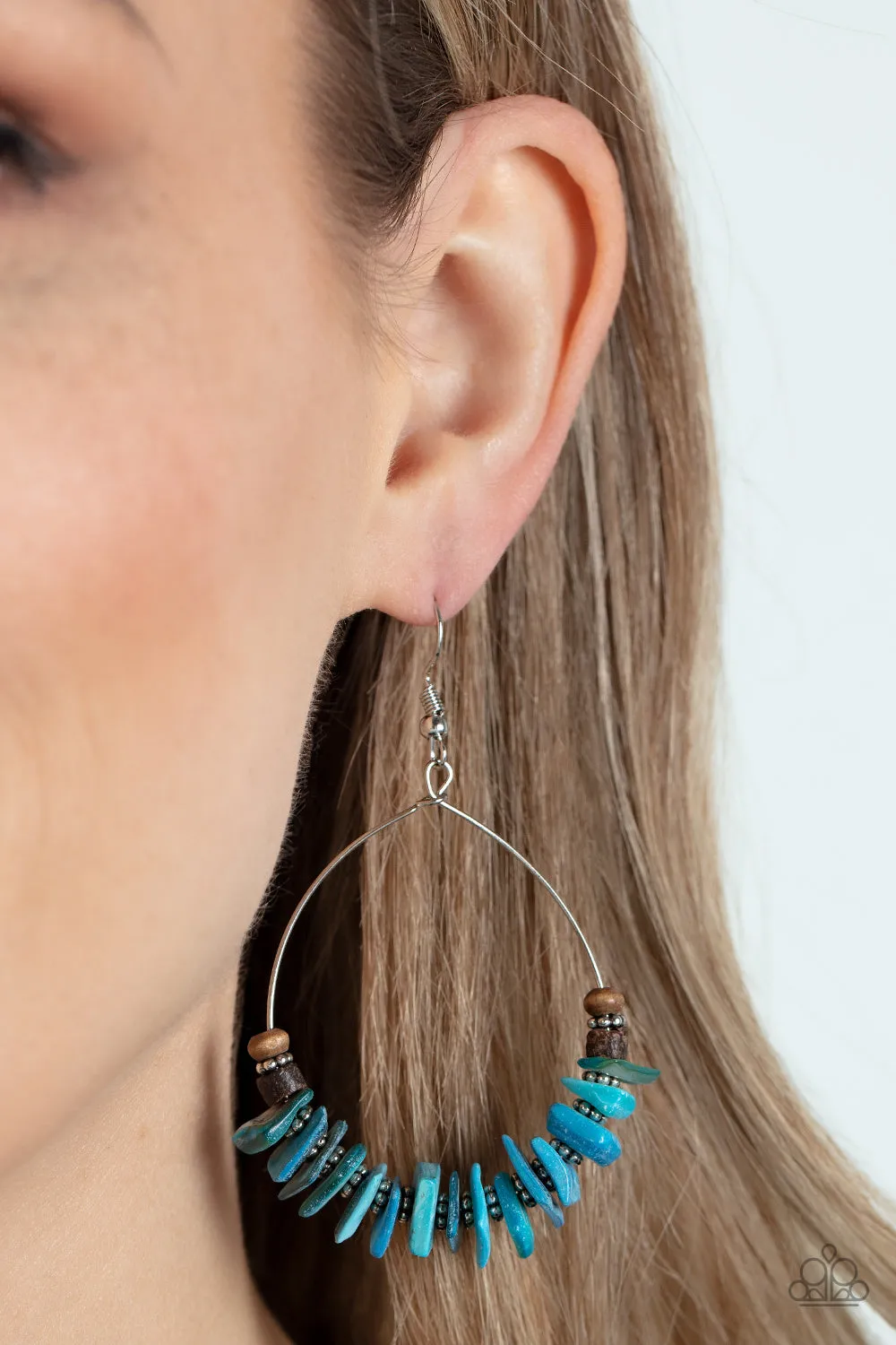 Earrings Hawaiian Kiss - Blue E2035