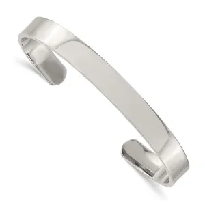 Engravable Stainless Steel 8-inch 9MM Cuff Bracelet