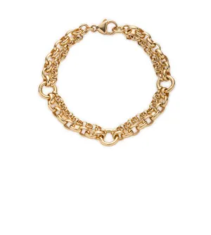 Festoon Chain Bracelet : in Yellow Gold