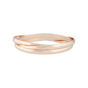 Gold Trio Linked Bangle