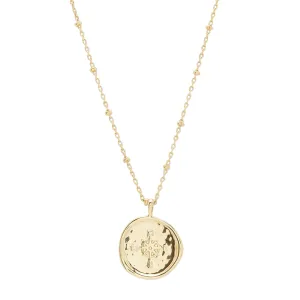 Gorjana Compass Coin Necklace