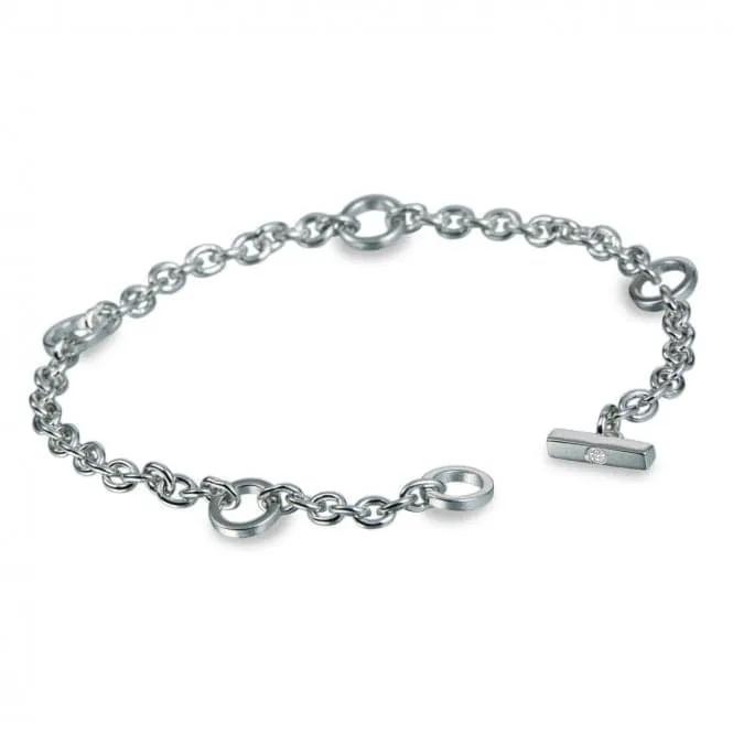 Hot Diamonds Elegance Silver Charm Bracelet DL061