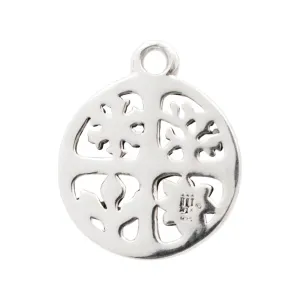 James Avery 925 Sterling Silver Four Seasons Charm Pendant