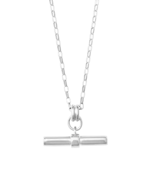 Kirstin Ash Roam T-Bar Necklace Sterling Silver