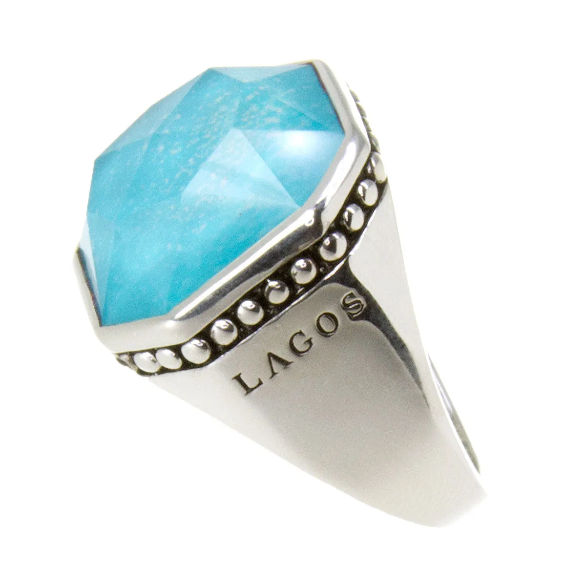 Lagos Caviar Color Rocks Turquoise Ring