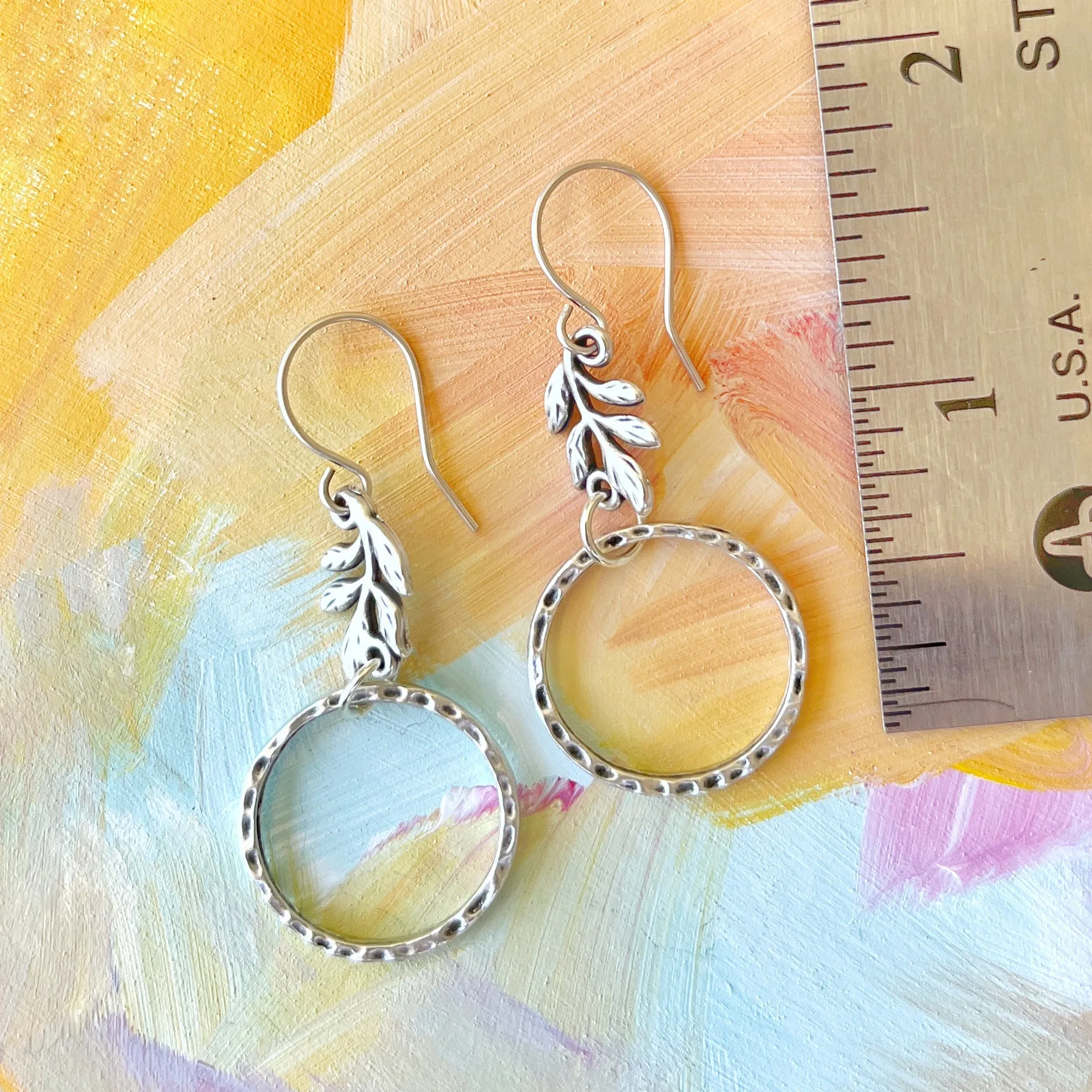 Leafy Charm Earrings