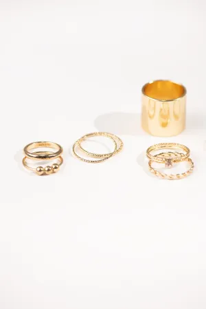 METALLIC RING SET