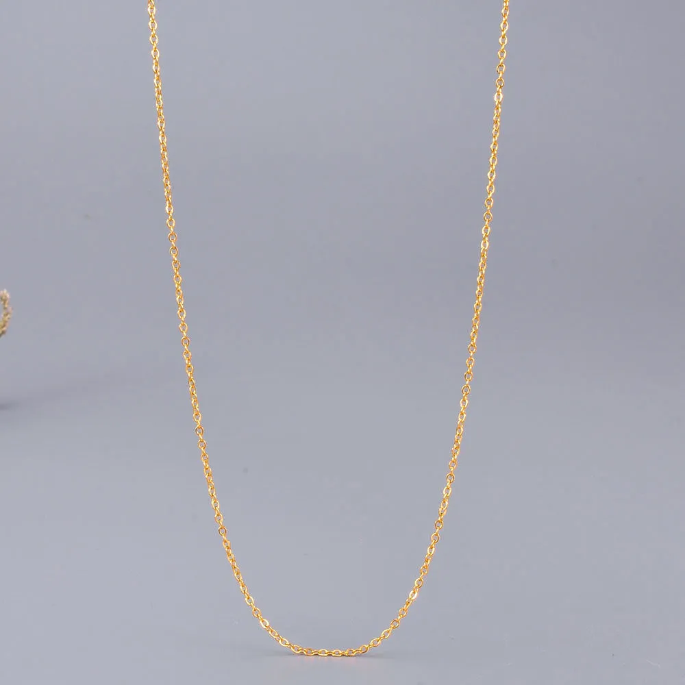 Minimalist Heart Titanium Steel Gold Plating Necklaces