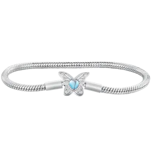 Moonstone Butterfly Chain Bracelet Bangle