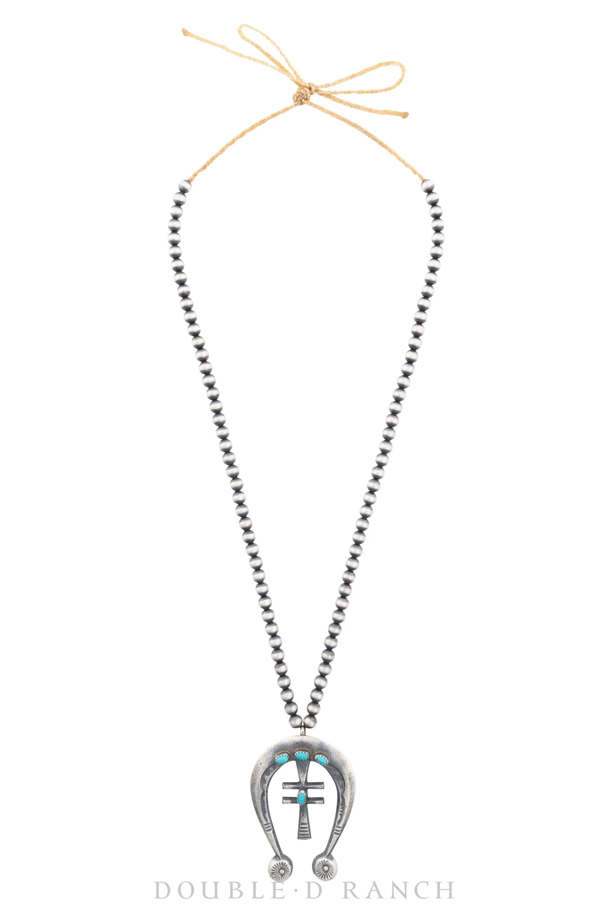 Necklace, Naja, Turquoise, Dragonfly Cross, Hallmark, Contemporary, 3030