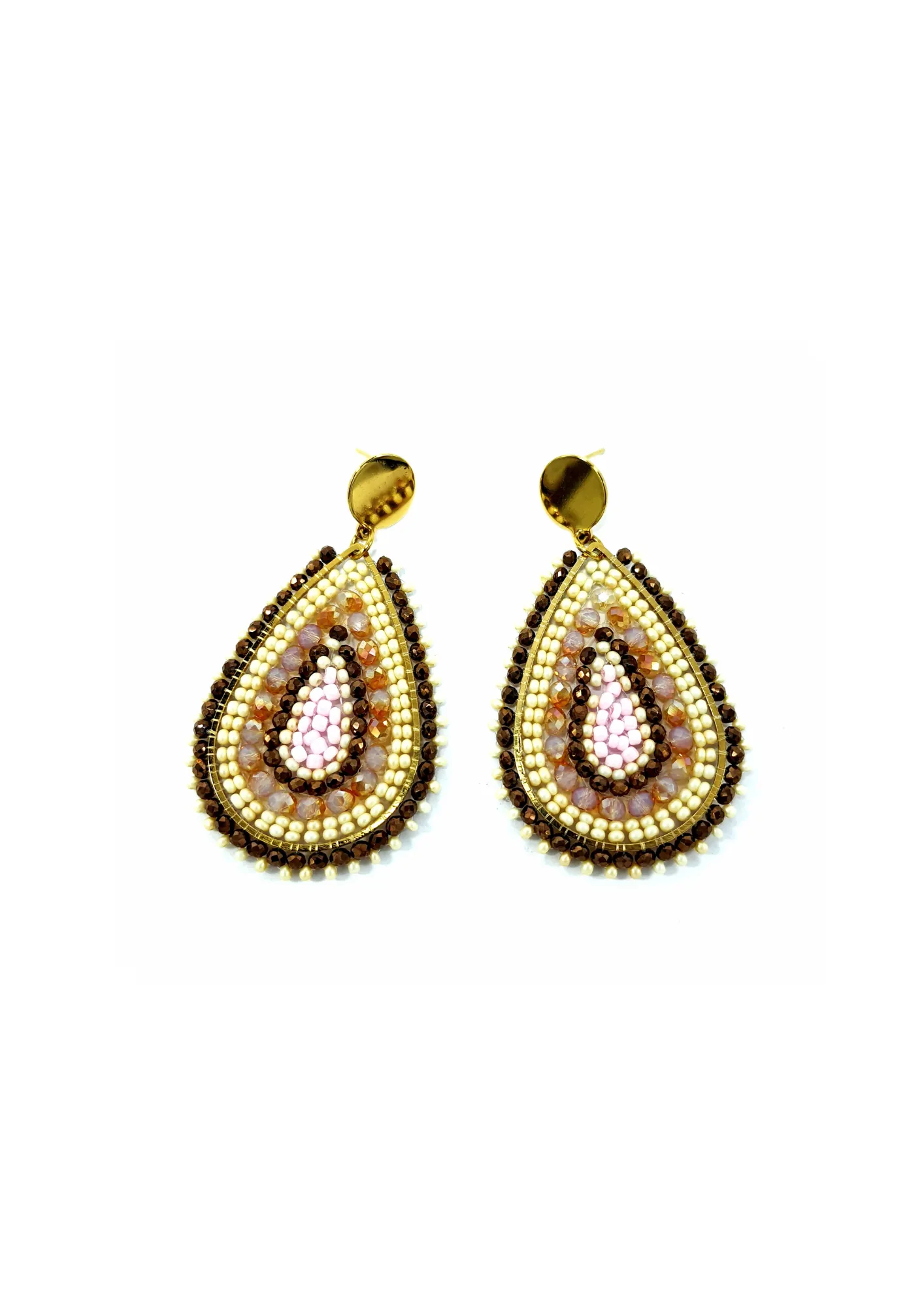 Oval shape earrings