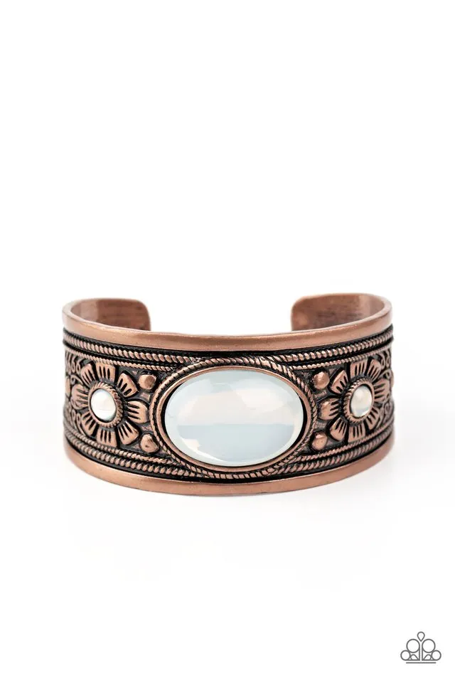 Paparazzi Bracelet ~ Sage Sanctuary - Copper