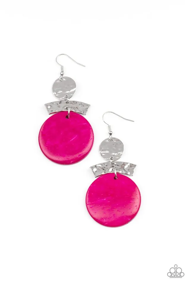 Paparazzi Earring ~ Diva Of My Domain - Pink