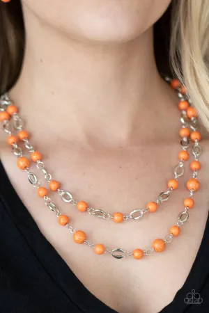 Paparazzi Necklace ~ Essentially Earthy - Orange