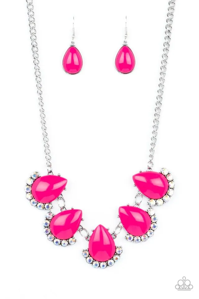 Paparazzi Necklace ~ Ethereal Exaggerations - Pink