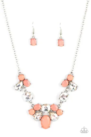 Paparazzi Necklace ~ Ethereal Romance - Orange