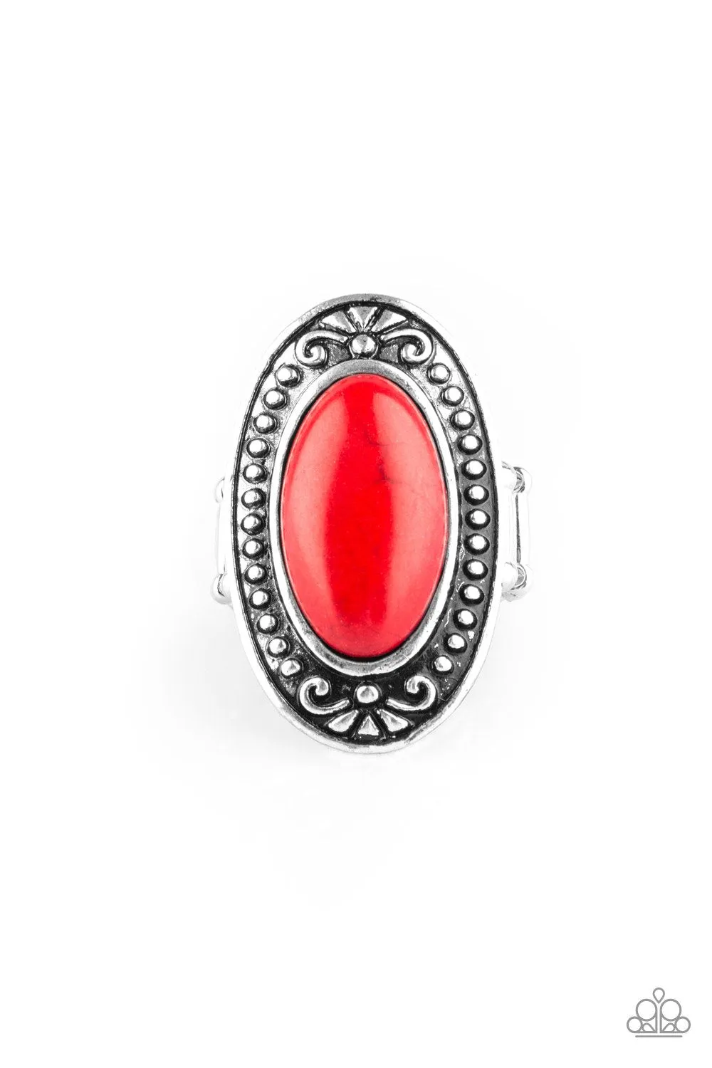 Paparazzi Ring ~ Mesa Meadows - Red