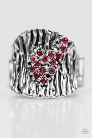 Paparazzi Ring ~ Tiger Stripes - Red