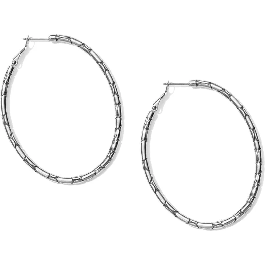 Pebble Large Oval Hoop Earrings