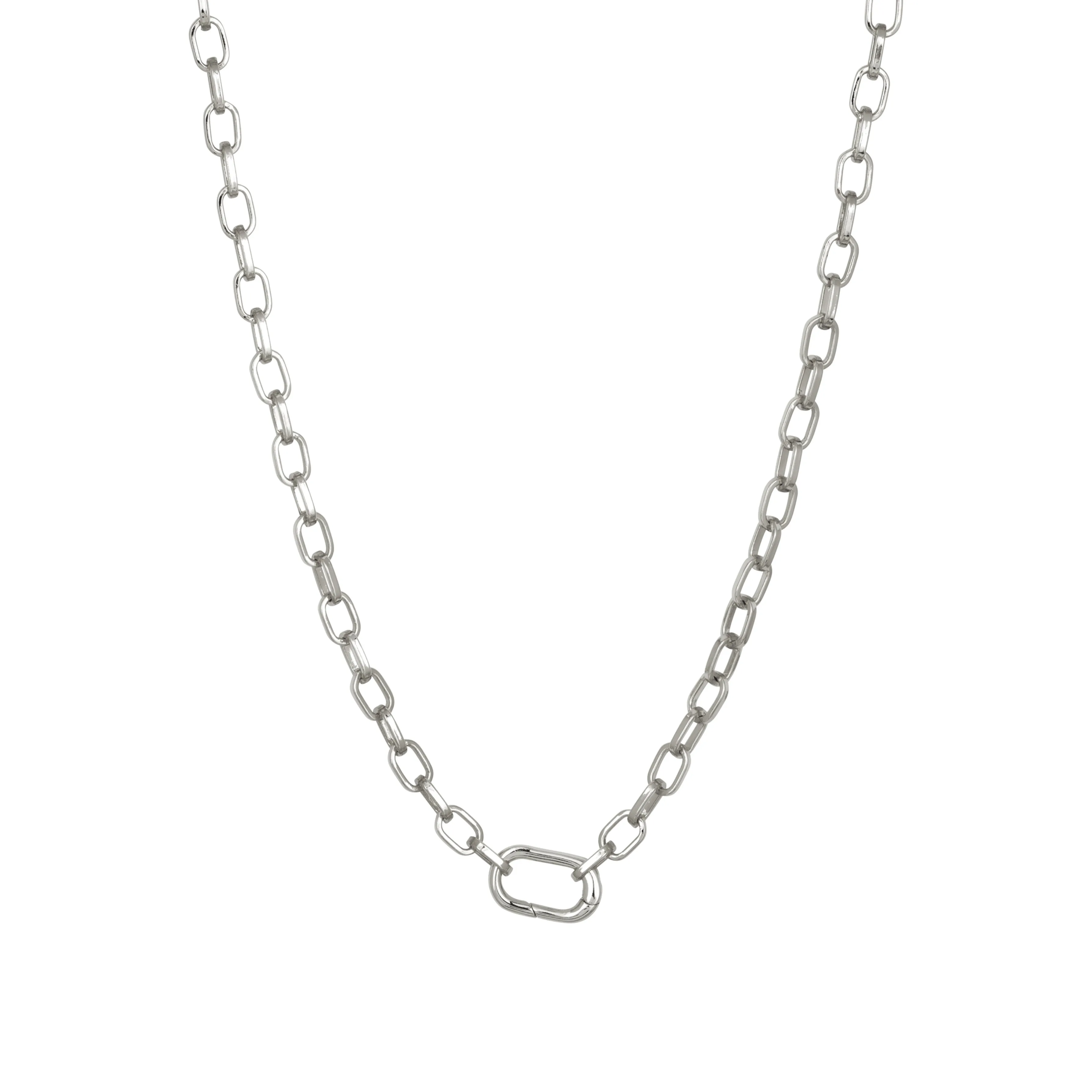 Silver Bardot Chain Necklace