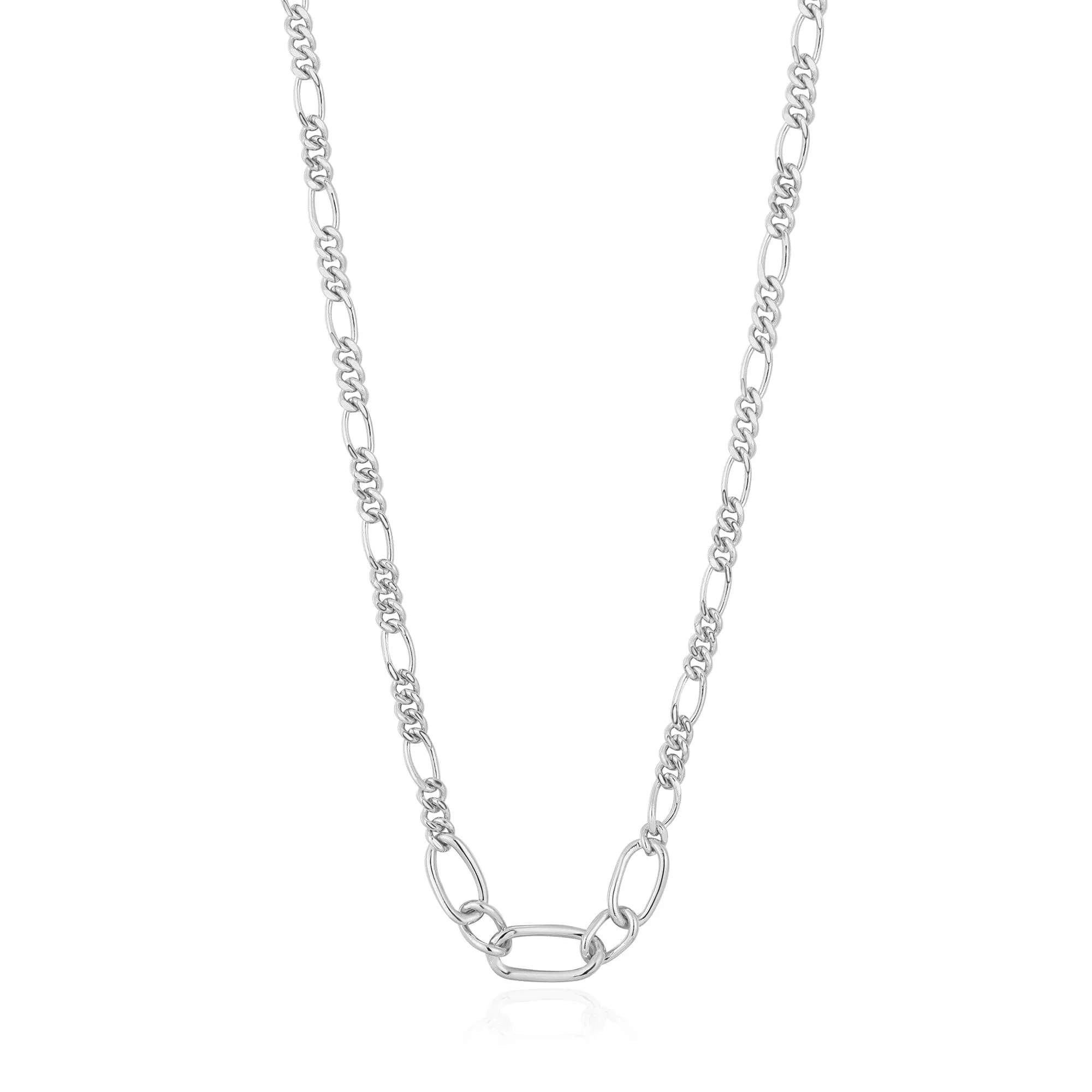 Silver Figaro Chain Necklace