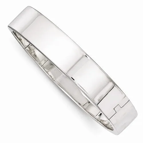 Sterling Silver Hinged Bangle Bracelet