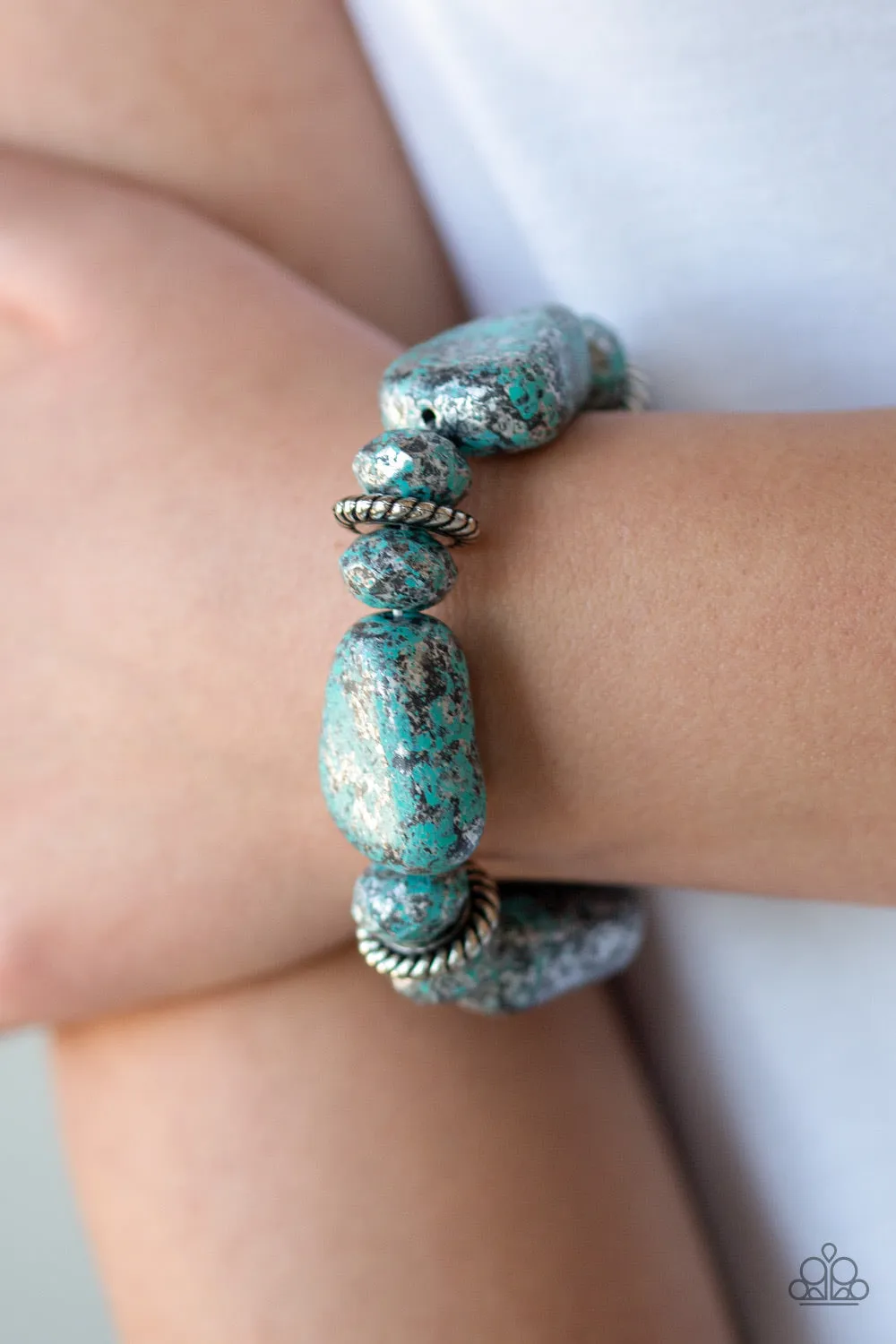 Stone Age Envy Blue-Bracelet