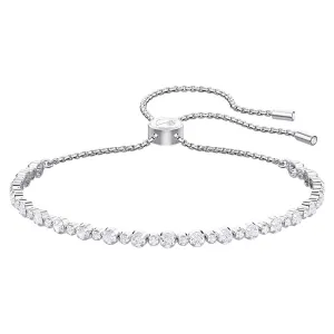 Swarovski Women's Silver Rhodium plated Clear Crystals Subtle Bracelet - SV-5465384