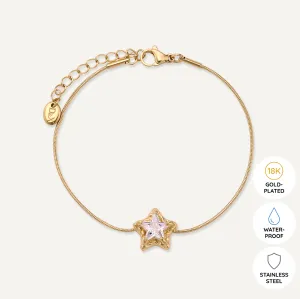 Vibes | Starlight Whisper Clasp Bracelet | 18K Gold-Plated