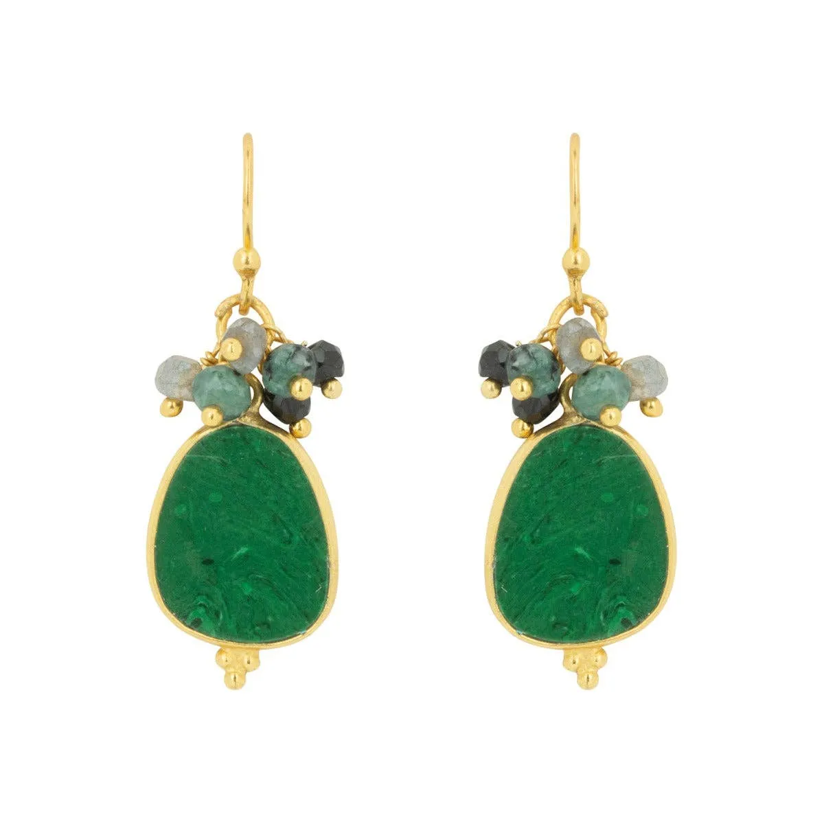 Willow Malachite Earrings